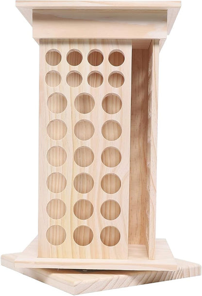 Rotating Essential Oils Storage Rack, 8 Tiers 104 Slot Oil Bottle Display - Image 3