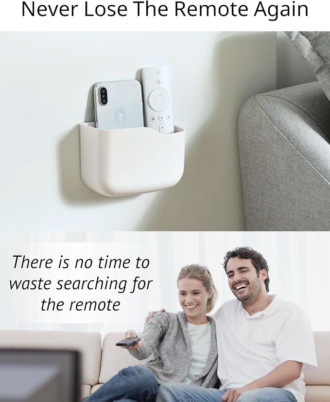 LINFIDITE 2 Pack TV Remote Holder Wall Mount Remote Control Holder - Image 2