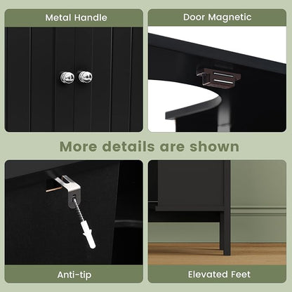 Iwell Pedestal Sink Storage Cabinet - Image 8