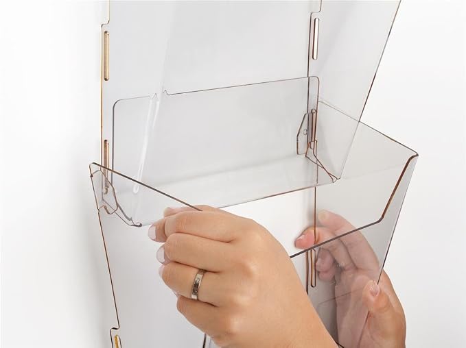 Displays2go Hanging Literature Rack - Image 5