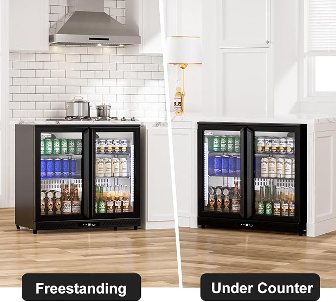 COTLIN 36" W Back Bar Cooler Beer Fridge Undercounter Refrigerator - Image 8