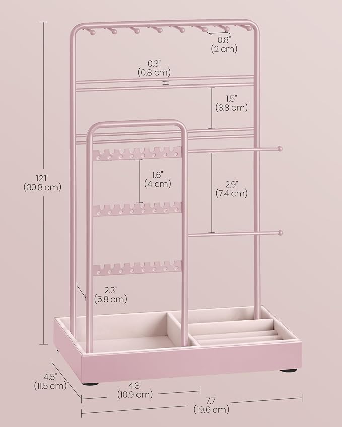 SONGMICS Jewelry Holder, Jewelry Organizer, Jewelry Display Stand - Image 5