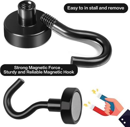 E BAVITE Magnetic Hooks, 30LB Magnet Hook - Image 5