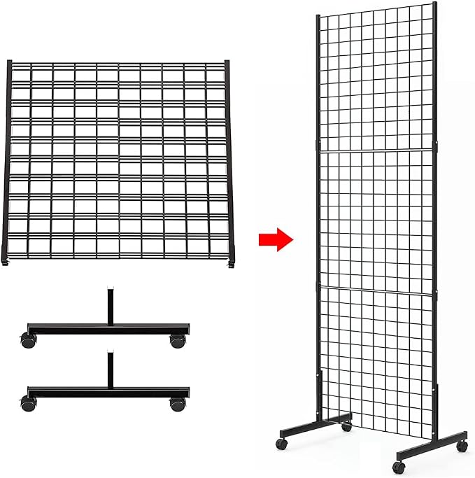 Eastern Tree 1 Pack 2'x 5' Three Pieces Gridwall Panels Stand - Image 5