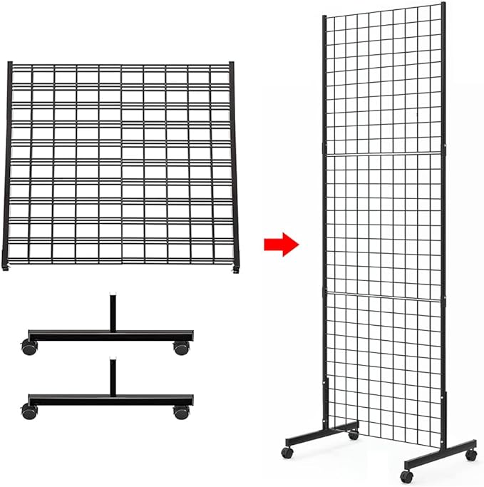 Eastern Tree 2 Packs 2'x 5' Six Pieces Gridwall Panels Stand - Image 4