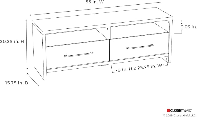 ClosetMaid Media Stand Entertainment Center - Image 3