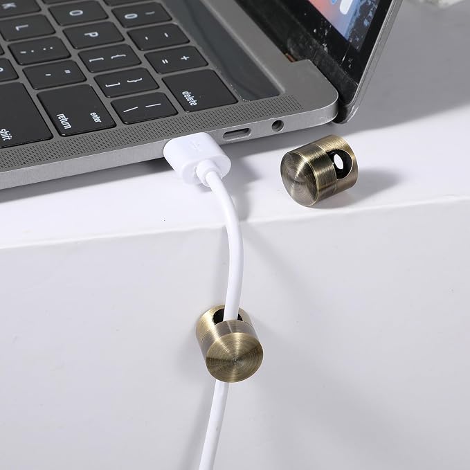 6 Sets Charger Holders for Cords Adjustable Cable Anchor Holders Adhesive Metal - Image 6
