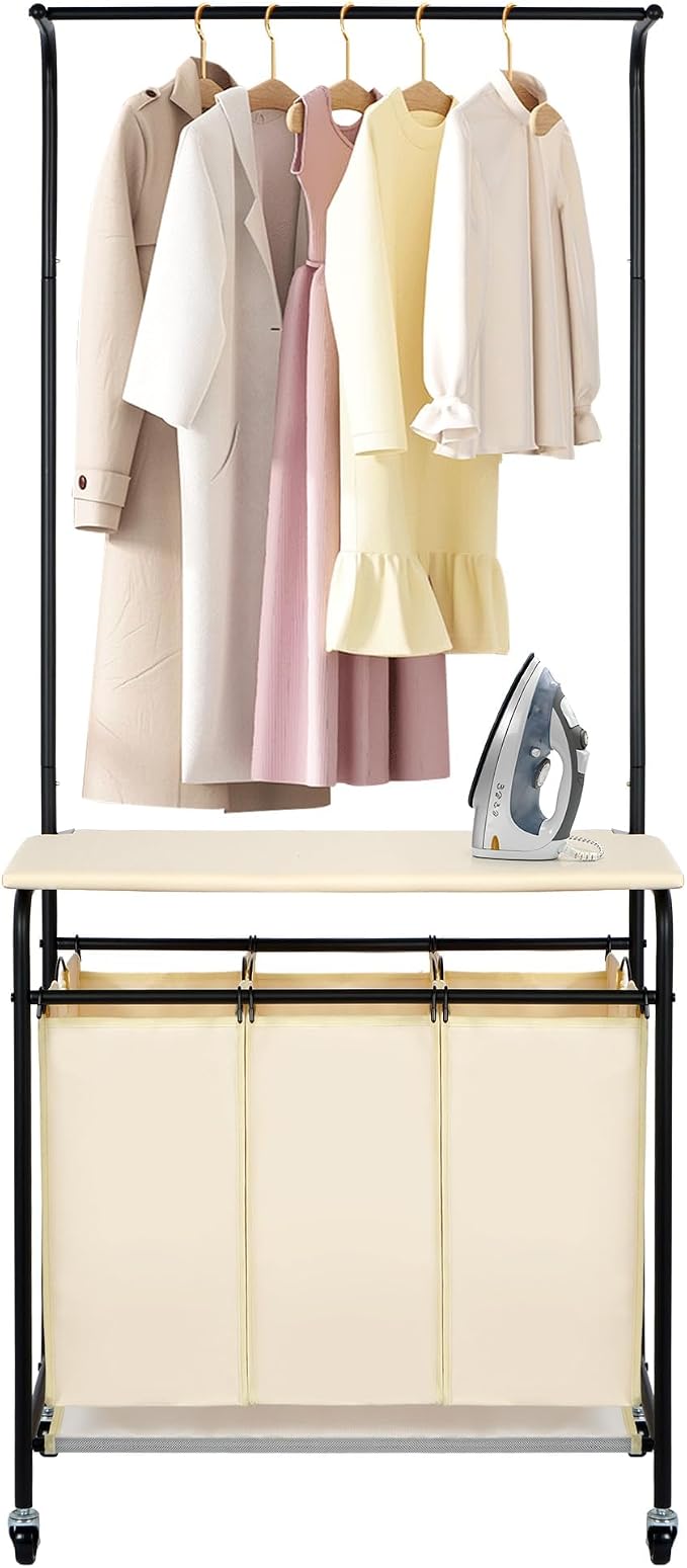 MYOYAY 3 Section Laundry Sorter by MYOYAY