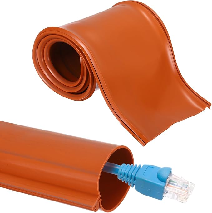 MECCANIXITY 3.3ft Cable Management Sleeve, 2 Inch, ID Flexible Cord Wires Hider by MECCANIXITY