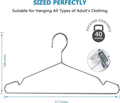 Fayleeko Wire Coat Hangers - Image 4