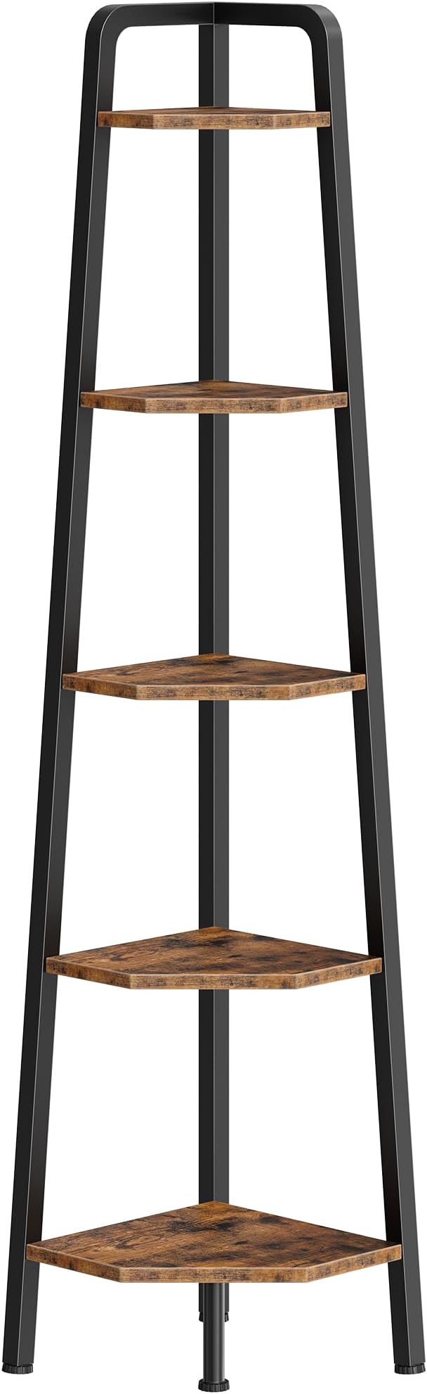 CHOEZON Corner Shelf, 5-Tier Ladder Corner Shelf, Ladder Bookshelf, 59.6" Tall - Image 7