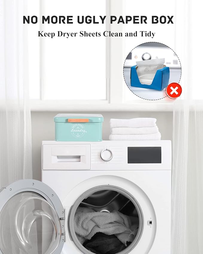 Dryer Sheet Holder Dispenser Container - Image 2