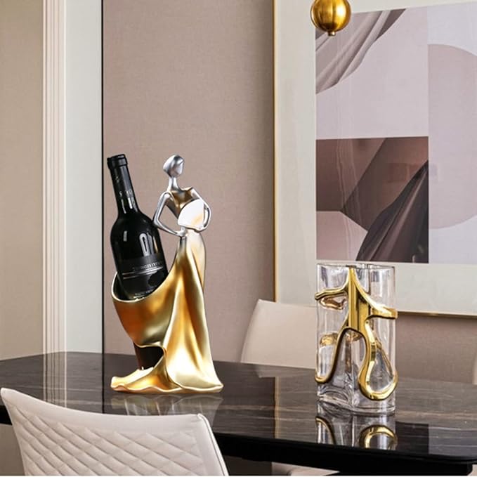Wine Rack - Lady Wine Bottle Holder, Countertop Decorative Woman Wines Holder - Image 4