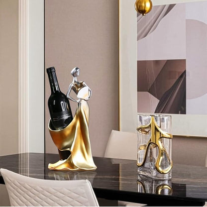Wine Rack - Lady Wine Bottle Holder, Countertop Decorative Woman Wines Holder - Image 4
