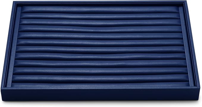 Oirlv Elegant Blue Ring Organizer Tray Stackable Jewelry Trays Jewelry Drawer by Oirlv