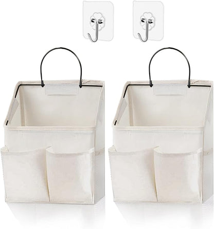 2 Pack Wall Hanging Storage Basket, Wall Hanging Organizer Bags by Someteth