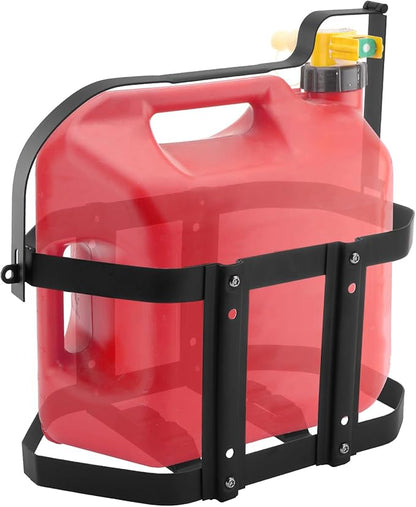 5 Gallon Gas Can Holder, Metal Steel Fuel Container Mount Bracket Compatible by Racewill