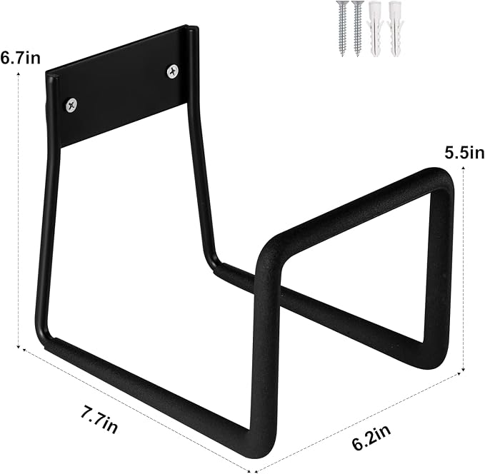 Hose Hanger, Heavy Duty Metal Hose Holder Wall Mount, Hook - Image 6