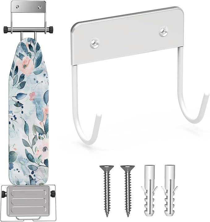 Ironing Board Hanger Wall Mount, Ironing Board Holder by ZHMY