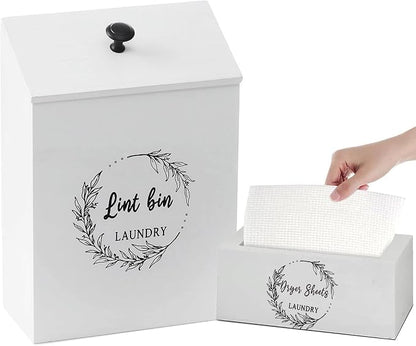 Magnetic Lint Bin and Dryer Sheet Holder Set - Image 8