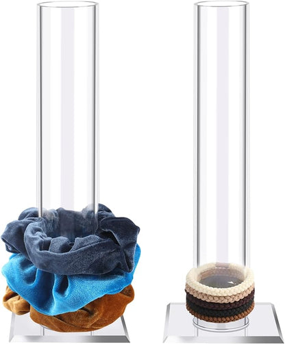 2Pcs 11 Inch Scrunchie Holder Stand, OAOLEER Elastic Band Storage Hair Tie by Oaoleer
