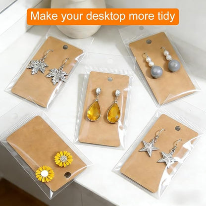 300pcs Kraft Paper Earring Card Holder Paper Tags - Image 4