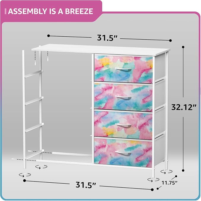 Sorbus Kids Dresser with 8 Drawers - Image 3
