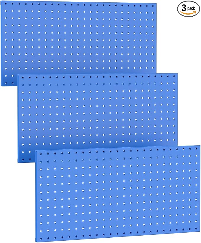 TORACK 3 PCS Metal Pegboard Panels by TORACK