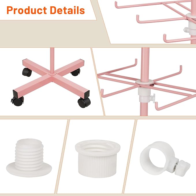 Retail Display Stand Rotating Display Stand 4 Tier Spinning Display Stand - Image 5