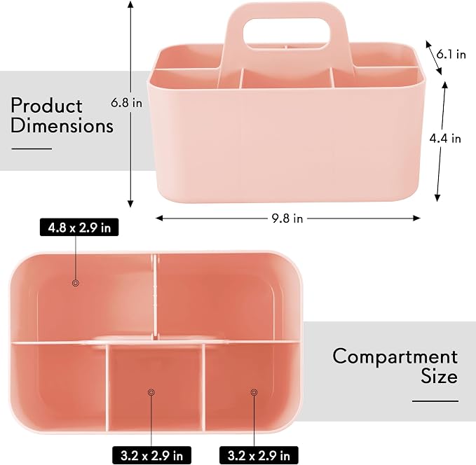 Tiawudi Multipurpose Caddy Organizer, Plastic Caddy - Image 2