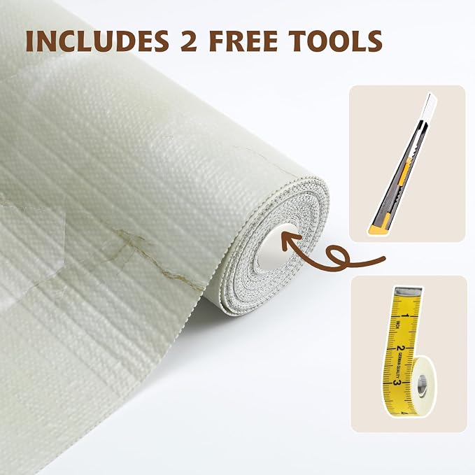 2-Layer Drawer and Shelf Liner for Kitchen Cabinet: 12in X 20Ft Non Slip - Image 6