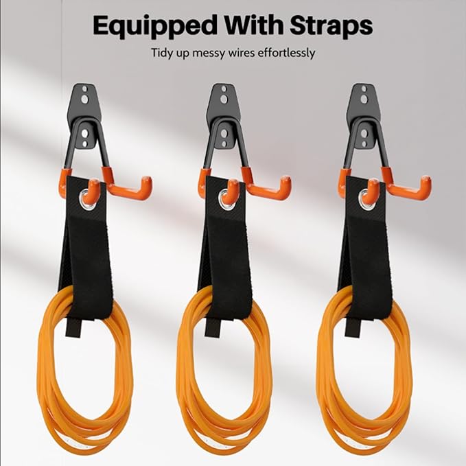 Garage Hooks Heavy Duty 6 Pack Utility Wall Mount Storage Hangers - Image 4