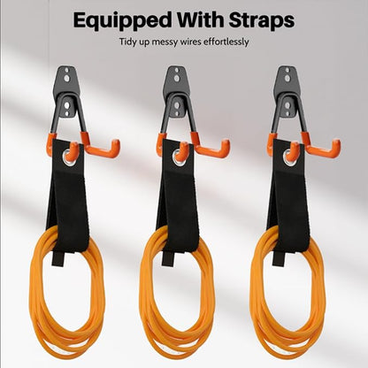 Garage Hooks Heavy Duty, 8 Pack Wall Mount Storage Hangers - Image 5