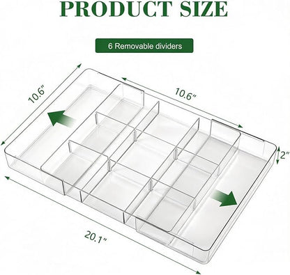 Expandable Drawer Organizers, Acrylic Desk Drawer Organizer - Image 2