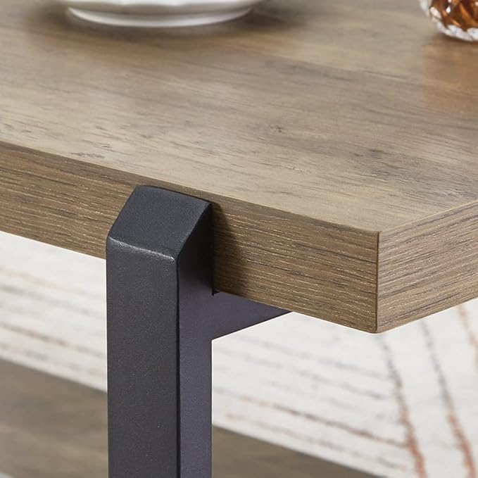 FOLUBAN Industrial Coffee Table - Image 4