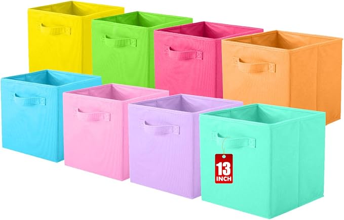 ShellKingdom Storage Bins, Foldable Fabric Storage Cubes And Cloth Organizer by ShellKingdom
