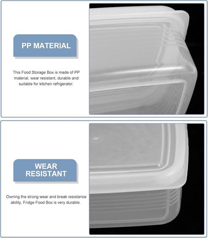 Wakauto 6pcs Small Refrigerator Organizer Bins Food Storage Containers - Image 5