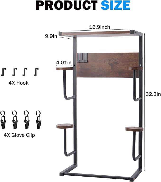 Motorcycle Helmet Holder, Durable Helmet Rack - Image 6