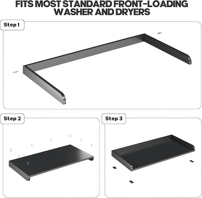 1-Tier Washer Dryer Countertop, Washer and Dryer Topper - Image 5