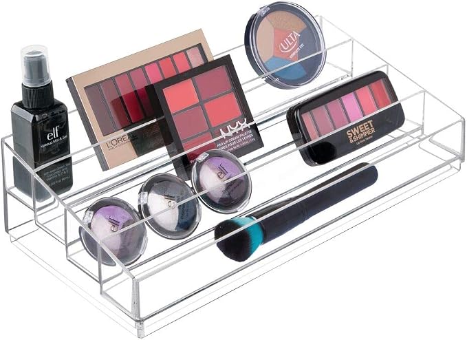 iDesign Tiered Cosmetics & Nail Polish Organizer, The Clarity Collection – - Image 5