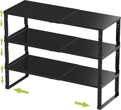Expandable Stackable Spice Rack Organizer by JOJOCROSSHIGHQUALITYLIFE