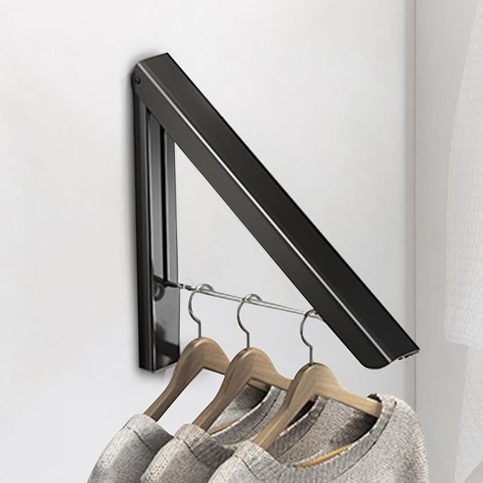 Retractable Clothes Drying Rack, Space Saver Wall-Mounted Retractable & by Unknown