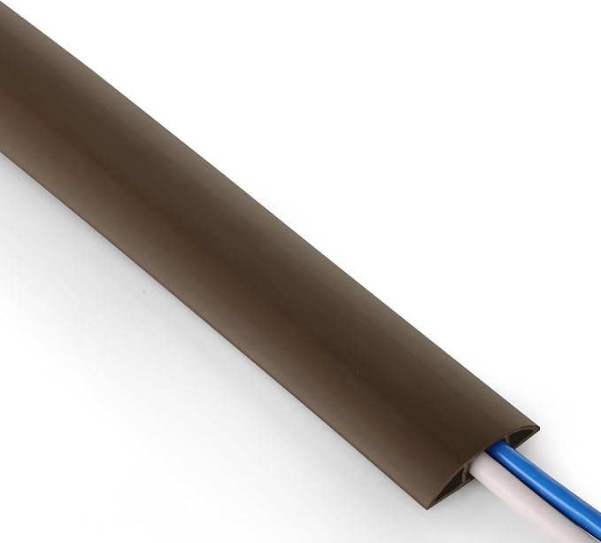 ZhiYo 3.6ft Cord Covers for Wires on Floor, Cord Hider Floor Hide Extension by ZhiYo