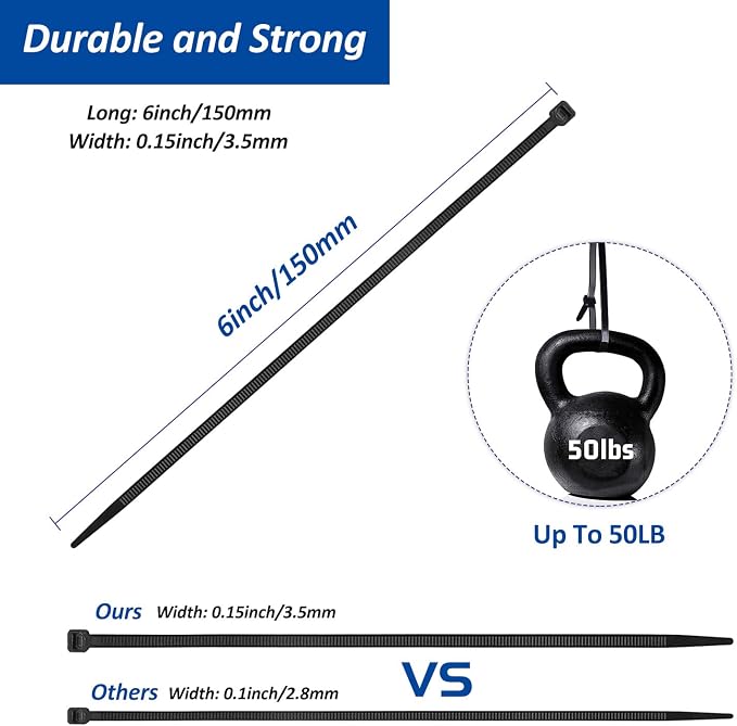 Strong Back-Glue Self Adhesive Cable Zip Tie Mounts Kit - Image 2