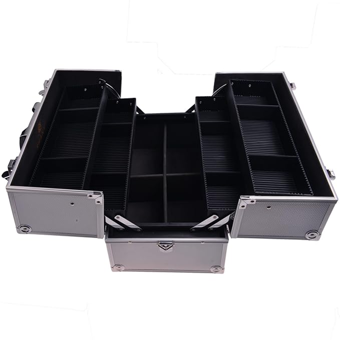 SHANY Essential Pro Makeup Train Case Cosmetic Box Portable Makeup Case - Image 4