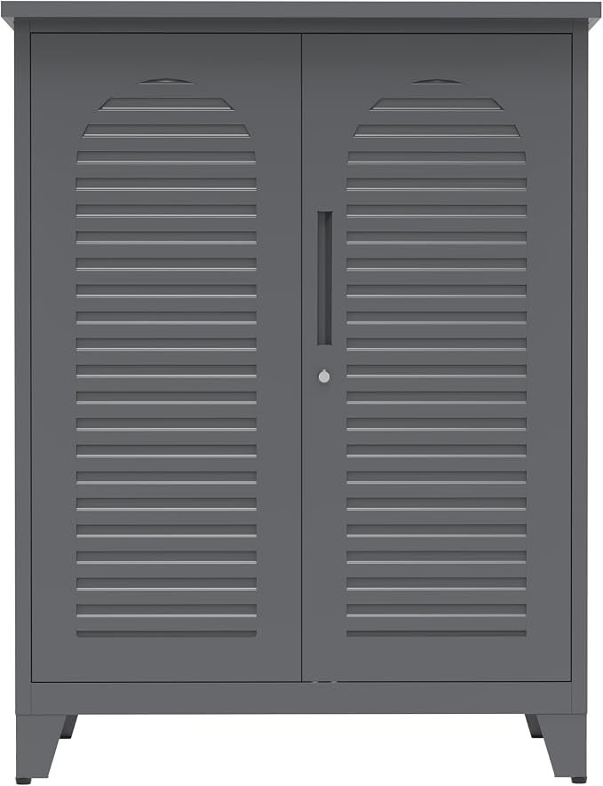 Wide Metal Tool Storage Cabinet - Image 8