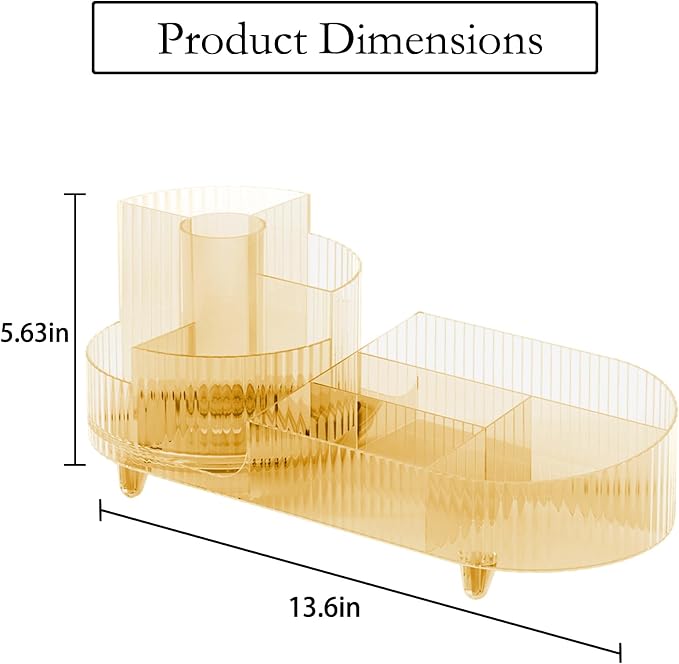 Rotating Makeup Organizer for Vanity - Image 4