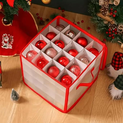Christmas Ornament Storage Box, 4 Tier Christmas Storage Box - Image 6