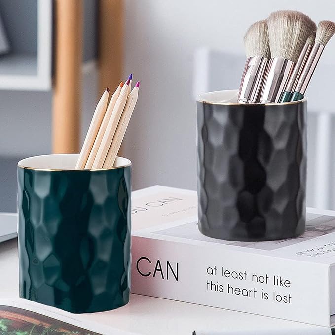 HANKOR Ceramic Pen Holder Cup Pencil Holder - Image 2