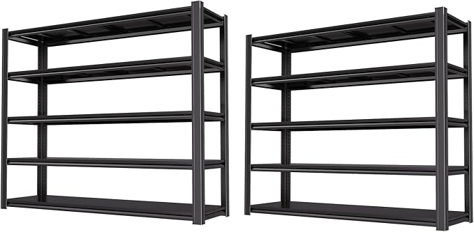 72"H Garage Shelving Heavy Duty Storage Shelves 5000 LBS Adjustable Metal by LIJIUHOME
